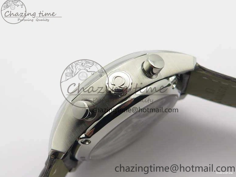 0325 De Ville Chronograph SS OMF 1:1 Best Edition White Dial On Brown Leather strap A Versatile 8111